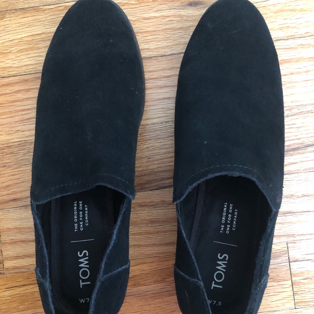 toms suede ankle boots Size 7.5
